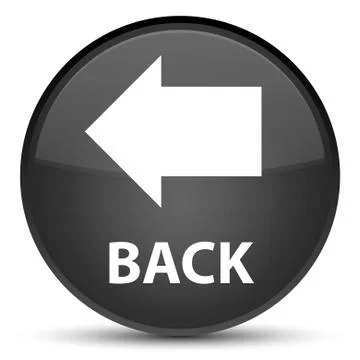 Back special black round button Stock Illustration
