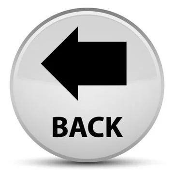 Back special white round button Stock Illustration