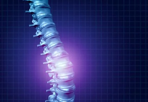 Back Spine Pain Stock Illustration