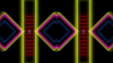 Back Stage Light Tunnel. Vj lights. Full HD 動画素材 69848207