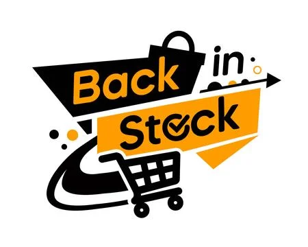 Back in stock Stock Illustration