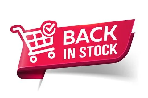 Back in stock Stock Illustration