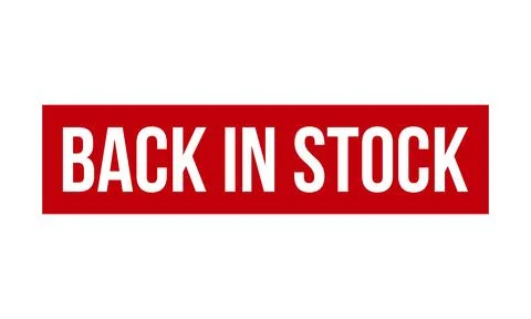 Back in stock Rubber Stamp. Red Back in stock Rubber Grunge Stamp Seal Vect.. Stock Illustration