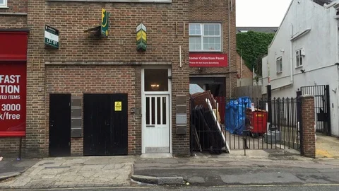 Back Of Store London Stock-Footage 101683493