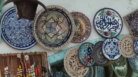 Back Street in Tunis Stock Footage 10913205