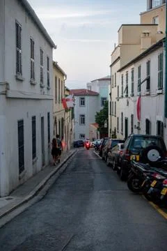Back streets of Gibraltar Stock Photos