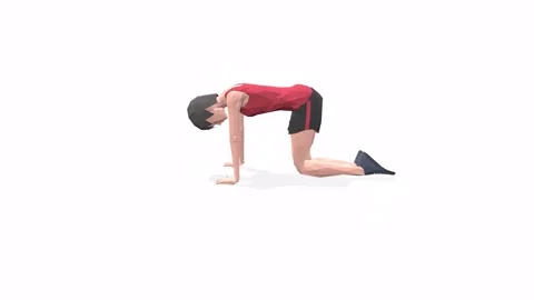 Back stretch red Stock-Footage 146958226