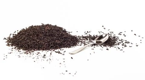 Back tea isolated Stock Photos