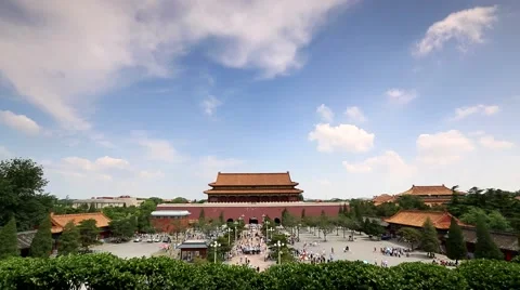 Back of Tian 'anmen ,full view Video stock 53203711