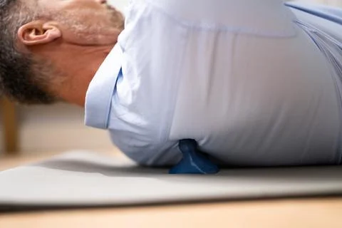 Back Trigger Point Tool For Myofascial Pressure Release Stock Photos