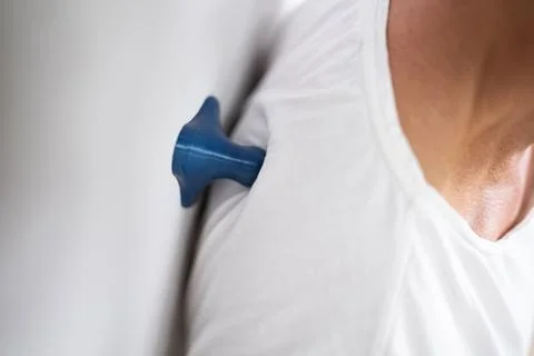 Back Trigger Point Tool For Myofascial Pressure Release Stock Photos
