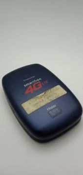 Back View of Black Modem Stock Photos