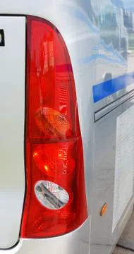 Back view of bus Stock Photos