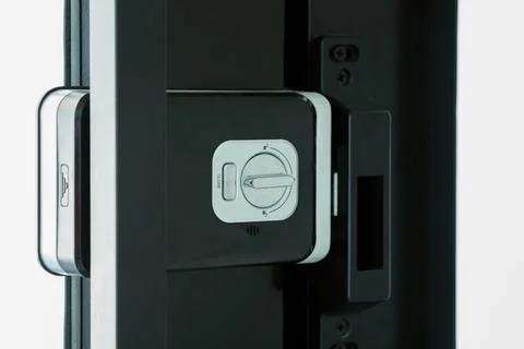 Back view of digital secure door locks system for Smart home security Photos