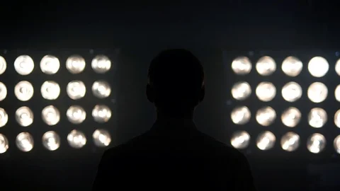 Back view of Handsome Young Man Throwing Money Stock Footage 126664025