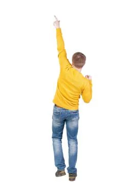 Back view of  man Stock Photos