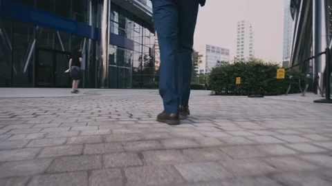Back view of serious businessman Stock Footage 163372657