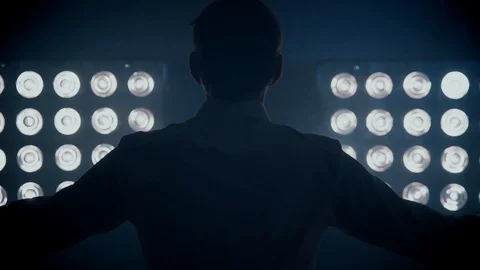 Back view of a successful young man Stock Footage 126663993