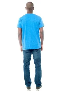 Back view of young man. Stock Photos