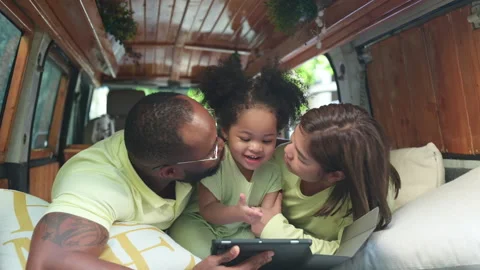 The back of a white classic van, Stock Footage 255267519