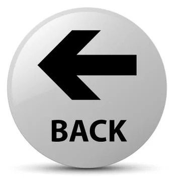 Back white round button Stock Illustration