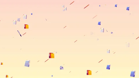 back to work 8K falling icons background | Stock Video | Pond5