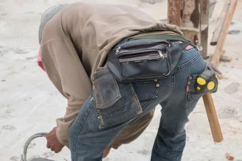 Back of worker Stock Photos