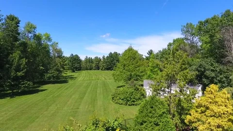 Back Yard and Front Yard Pullback Stock Footage 73866007
