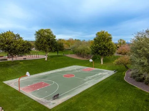 Back yard of a house Foto stock