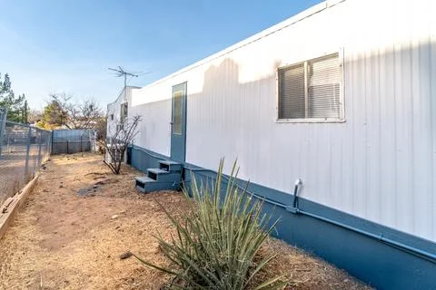 Back yard patio Stock Photos