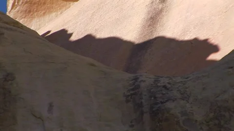 Back Zoom of mountain peak top El Morro Stock Footage 60693292