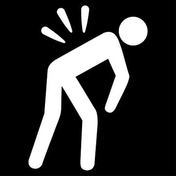 Backache Icon Illustrazione stock