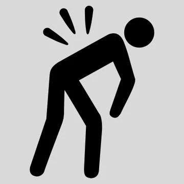 Backache Icon Stock Illustration
