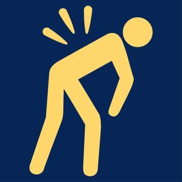 Backache Icon Illustrazione stock
