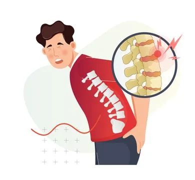 Backache - Stock Icon Stock Illustration