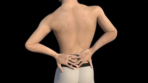 Backache Version2 動画素材 122238750