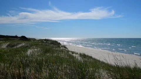 Backåkra, Österlen, Skåne, Sweden Stock Footage 220443585