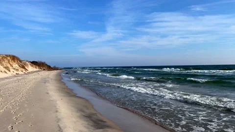 Backåkra, Österlen, Skåne, Sweden Stock Footage 220443916