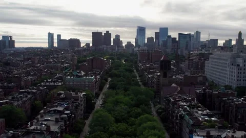 Backbay, Boston sunrise Video stock 276137060
