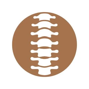 Backbones icon logo design Stock Illustration