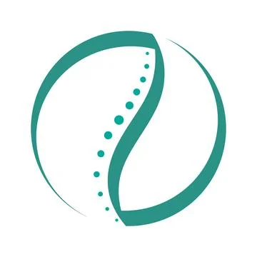 Backbones icon logo design Stock Illustration