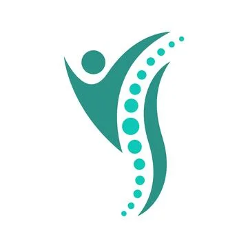 Backbones icon logo design Stock Illustration