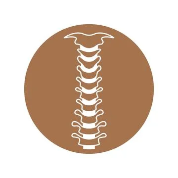 Backbones icon logo design Stock Illustration
