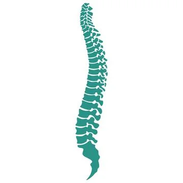 Backbones icon logo design Stock Illustration