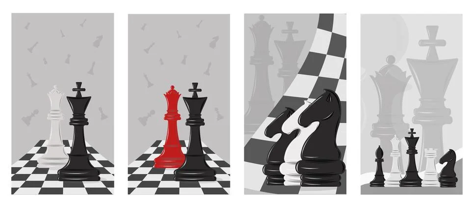 Backcground 07 chess Stock Illustration