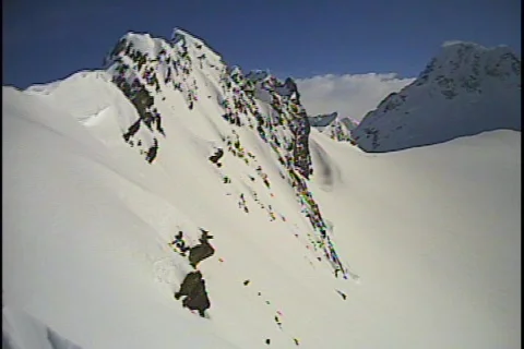 Backcountry Skiing 36 Stock Footage 356850