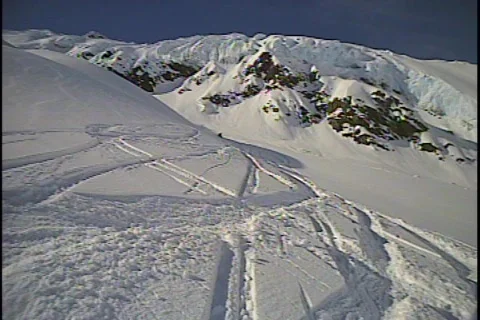 Backcountry Skiing 63 Stock Footage 356864