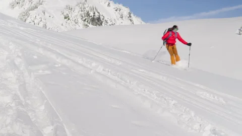 Backcountry Skiing Stock-Footage 315114908