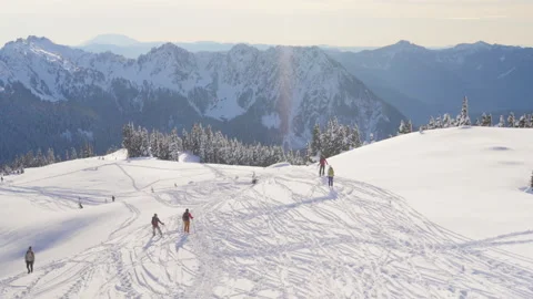 Backcountry Skiing Stock-Footage 315114971