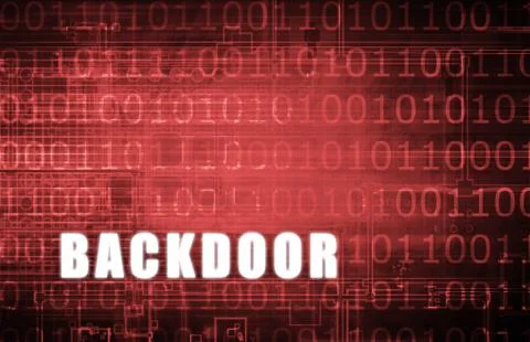 Backdoor Stock Illustration